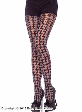 Pantyhose, houndstooth